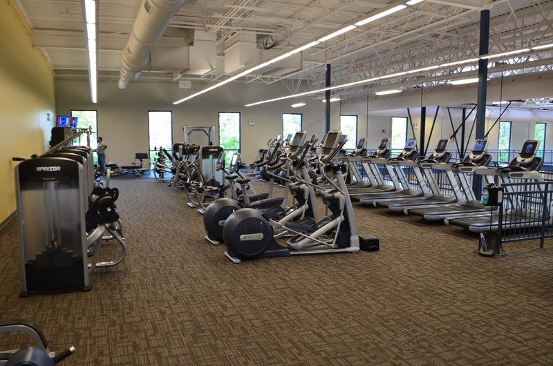 Exercise Equipment at the Fitness Center