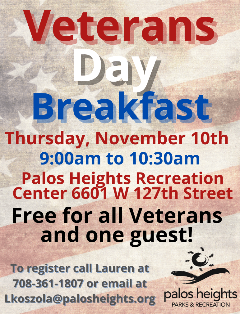 Copy of TV Flyer Veterans Day Breakfast