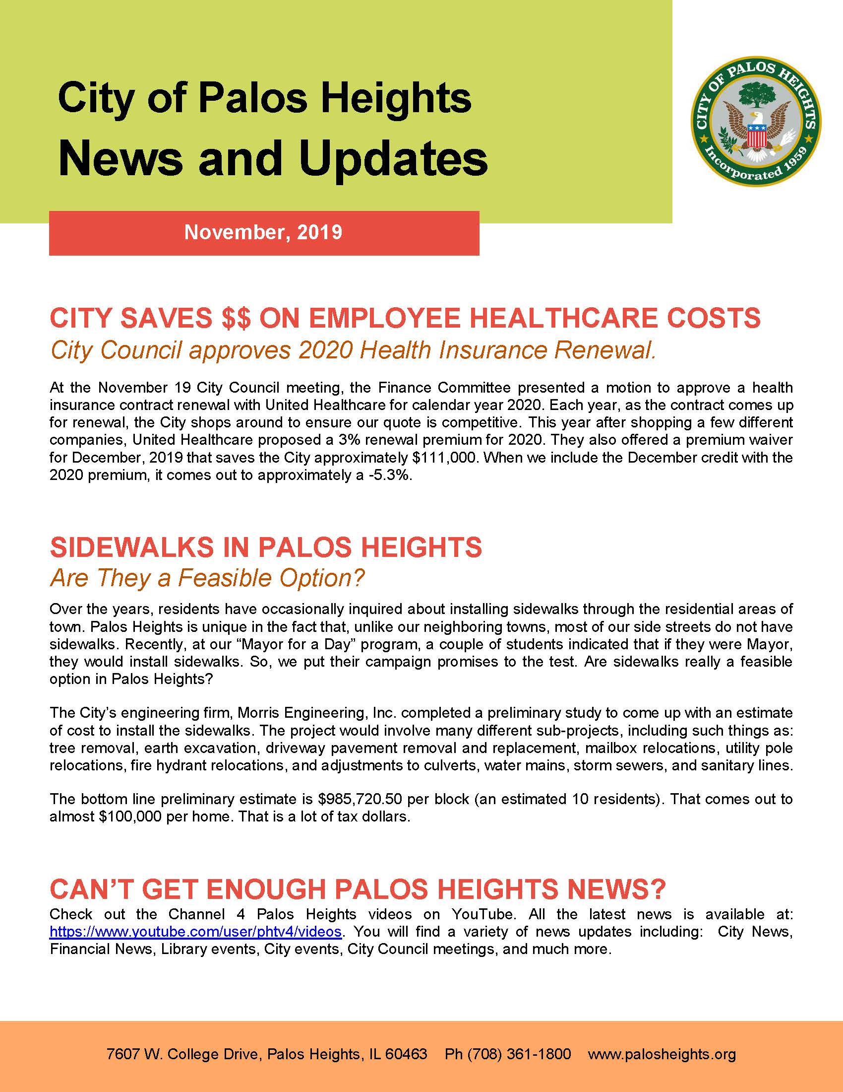 News Update November 2019