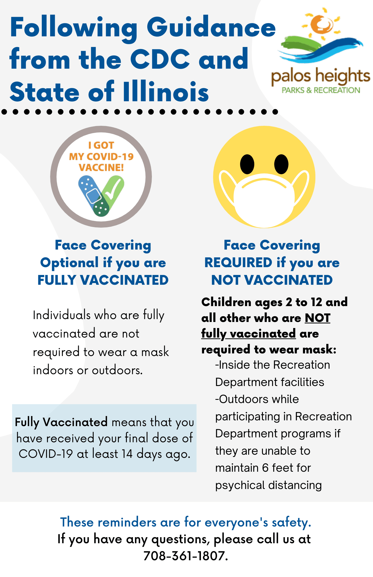 Mask Requirements Updated