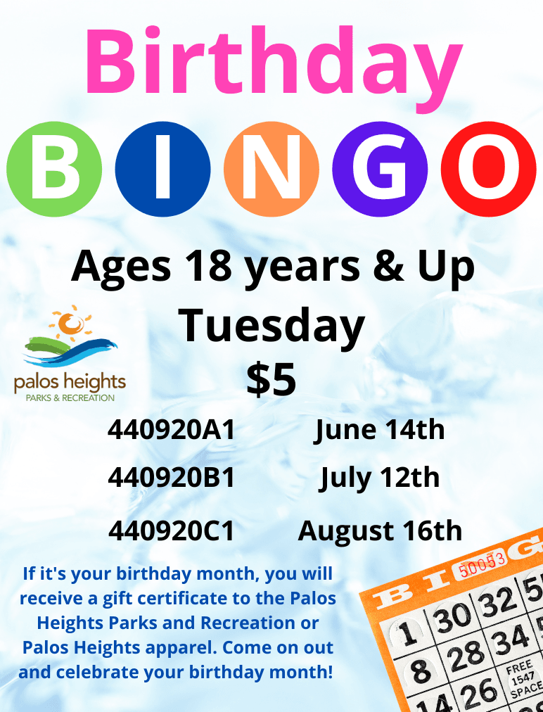 BIRTHDAY BINGO