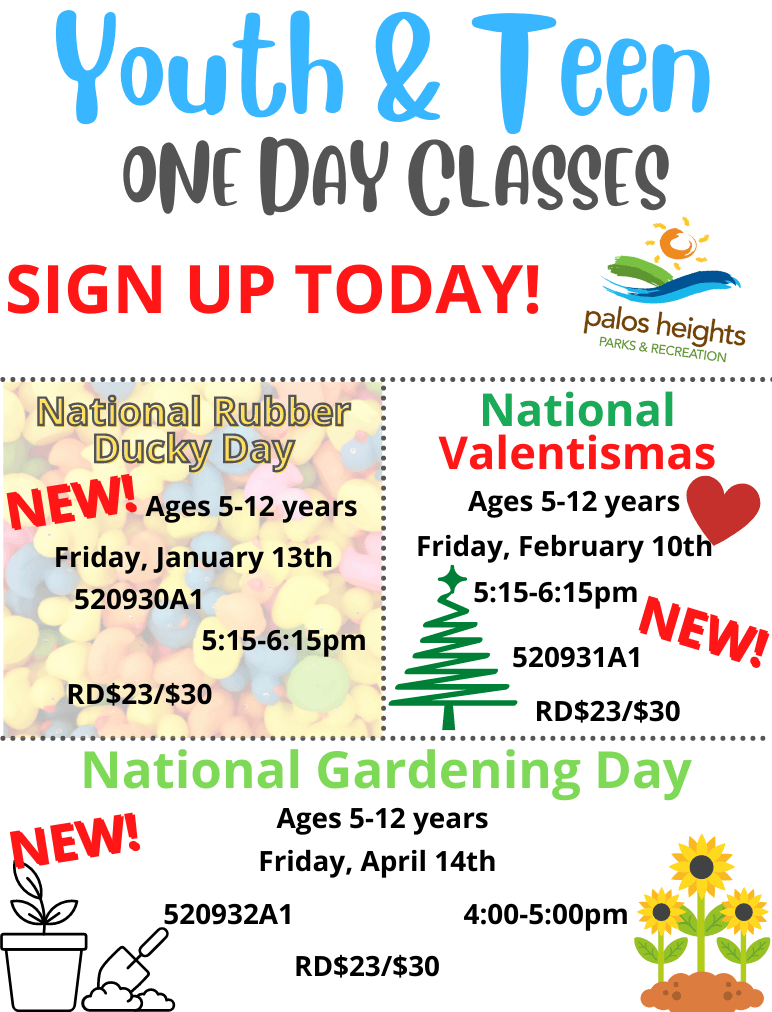 Youth One Day Classes 