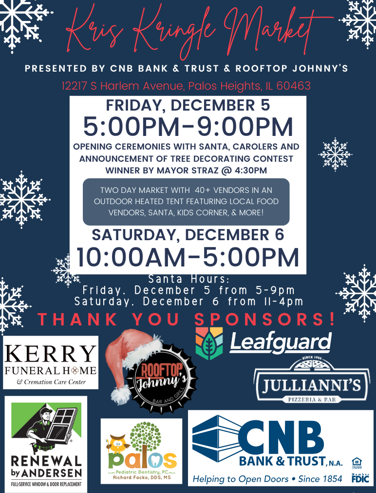 Kris Kringle Market Flyer 2025